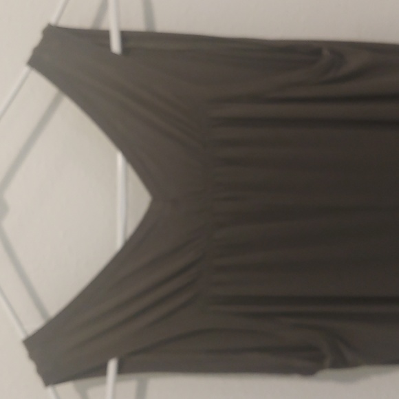 Dip Brand Olive Green Sleeveless Dress size medium - Picture 4 of 6